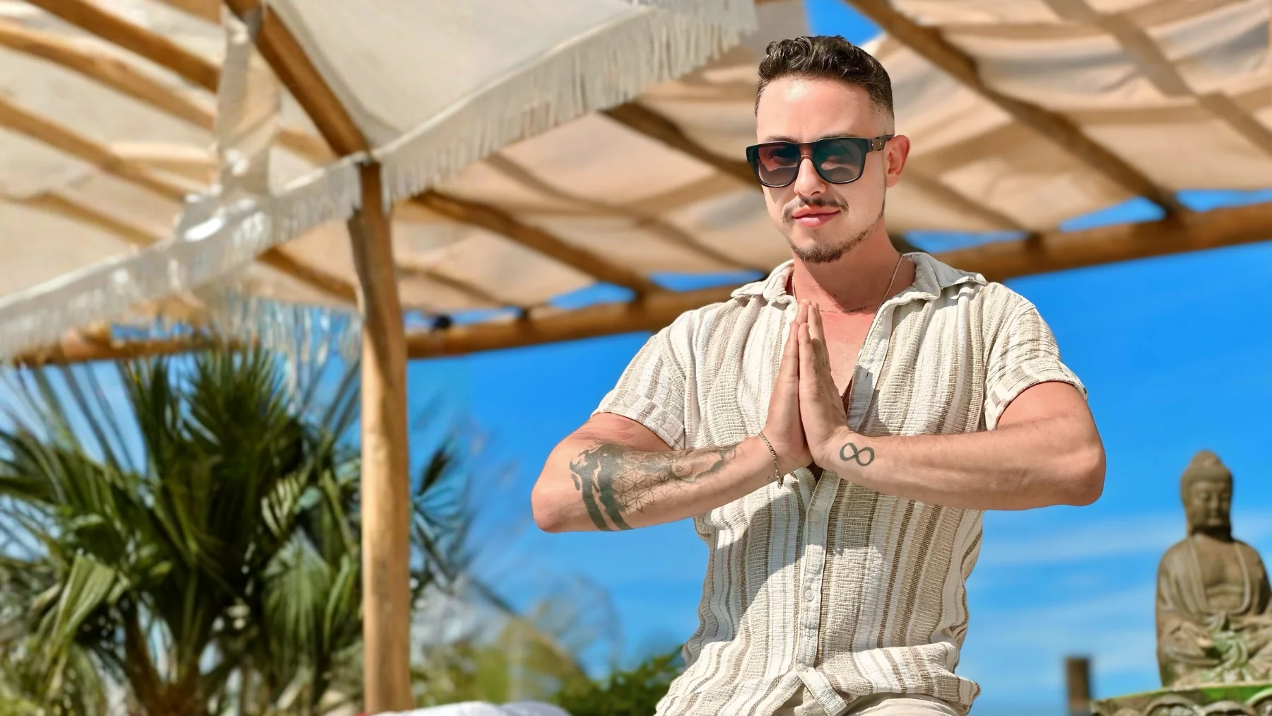 Tiago Brumatti in a private wellness setting